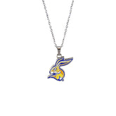 Fan Frenzy Gifts South Dakota State Silver Fan Necklace Jackrabbits